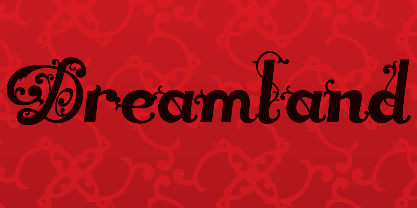 Example font Dreamland Roman #2